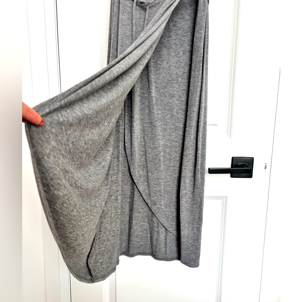 JOE FRESH Gray Sleeveless Maxi Dress sz Large - Picture 11 of 11